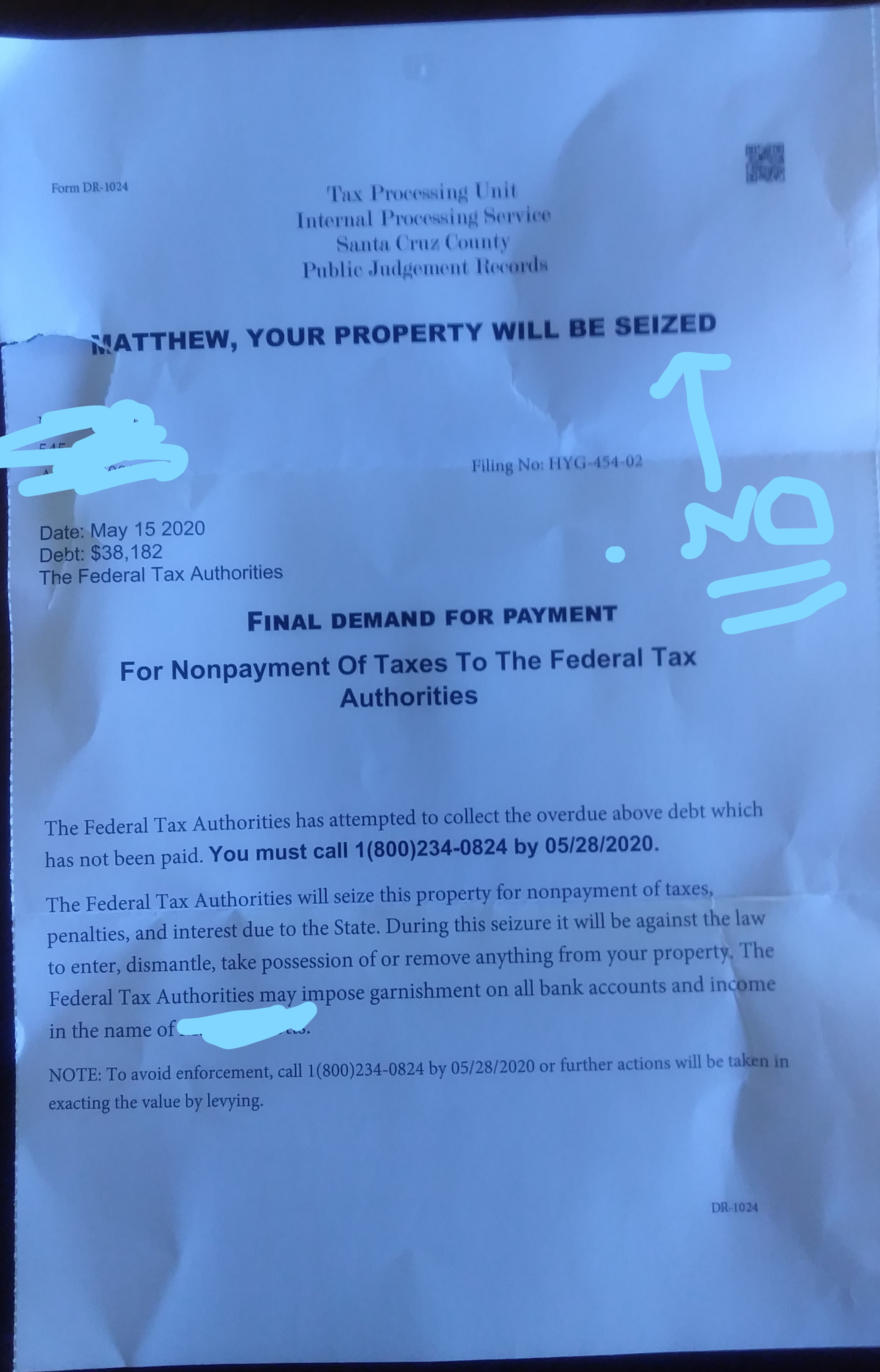 IRS Letters Separating the Real from the Washington Tax Services